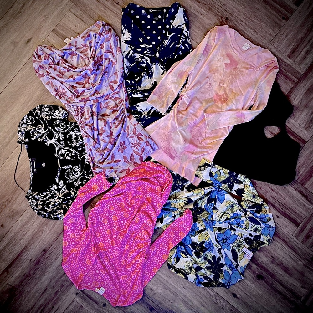 *7* Sweet Pea INC Stretch Mesh Tops Pretty Prints & Super Cute Styles XS/S